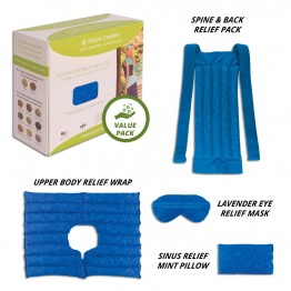 Nature Creation Ultimate Treatment Set- Herbal Heating Pad / Cold Pack - Hot and Cold Therapy